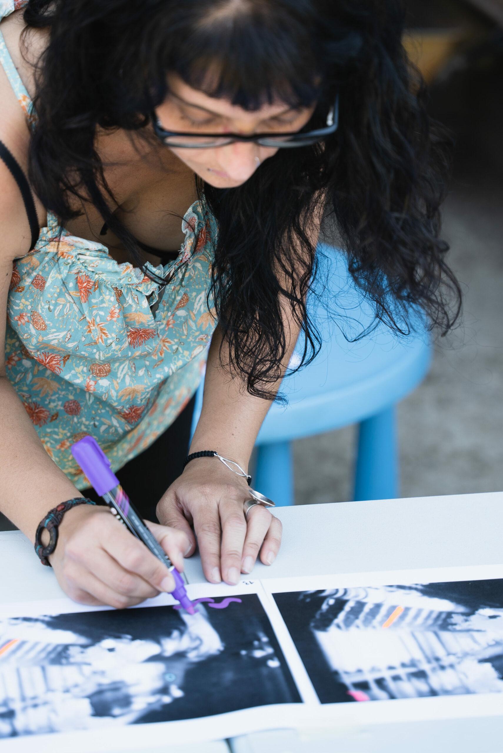 Taller Martina Rogers Manlleu MFF+D animació - El MFF+D és un espai de trobada destinat a contribuïr a la professionalització del talent cinematogràfic a la comarca d’Osona.